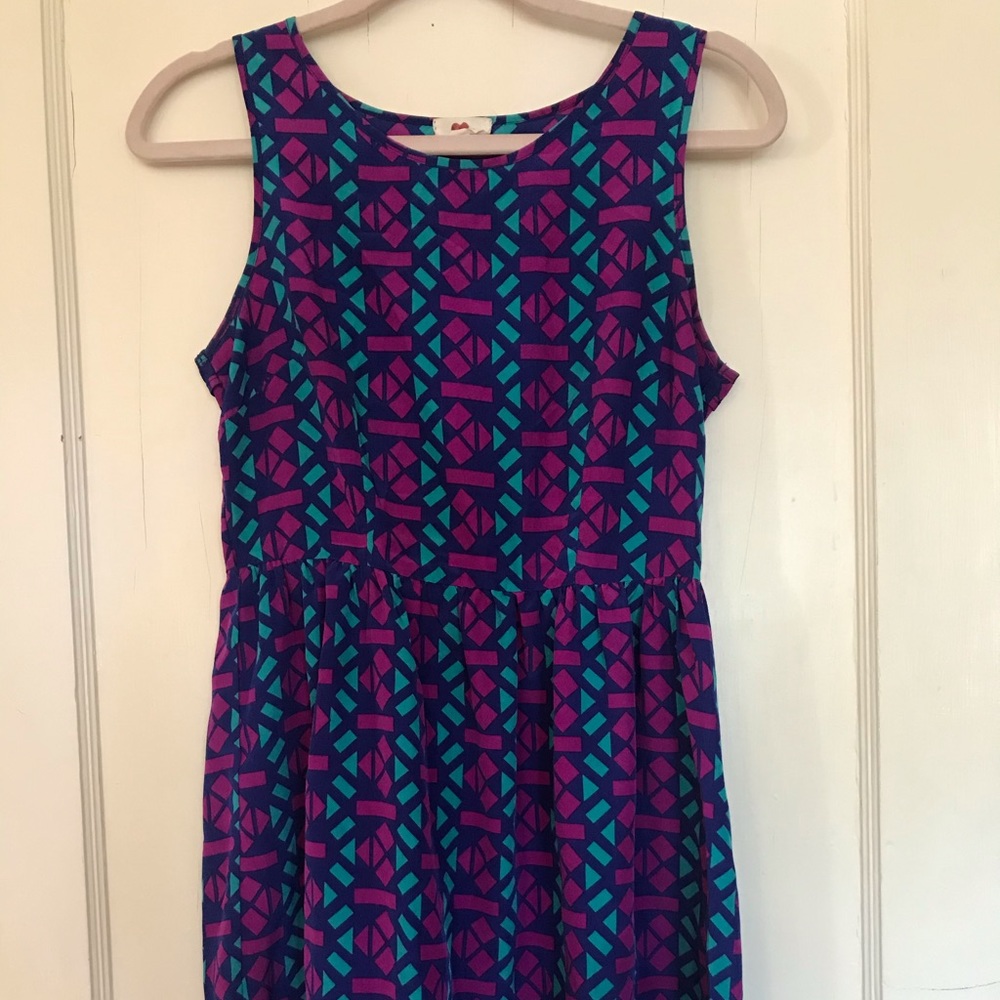 One Clothing geometric printed dress size S